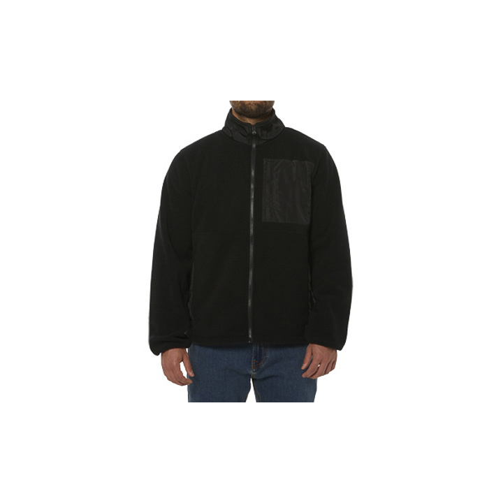 Caterpillar Foundation Fleece Jacka Herr Svarta | SE-62385