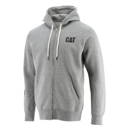 Caterpillar Foundation Fz Dm Hooded Sweatshirt Huvtröja Herr Mörkgrå | SE-82139