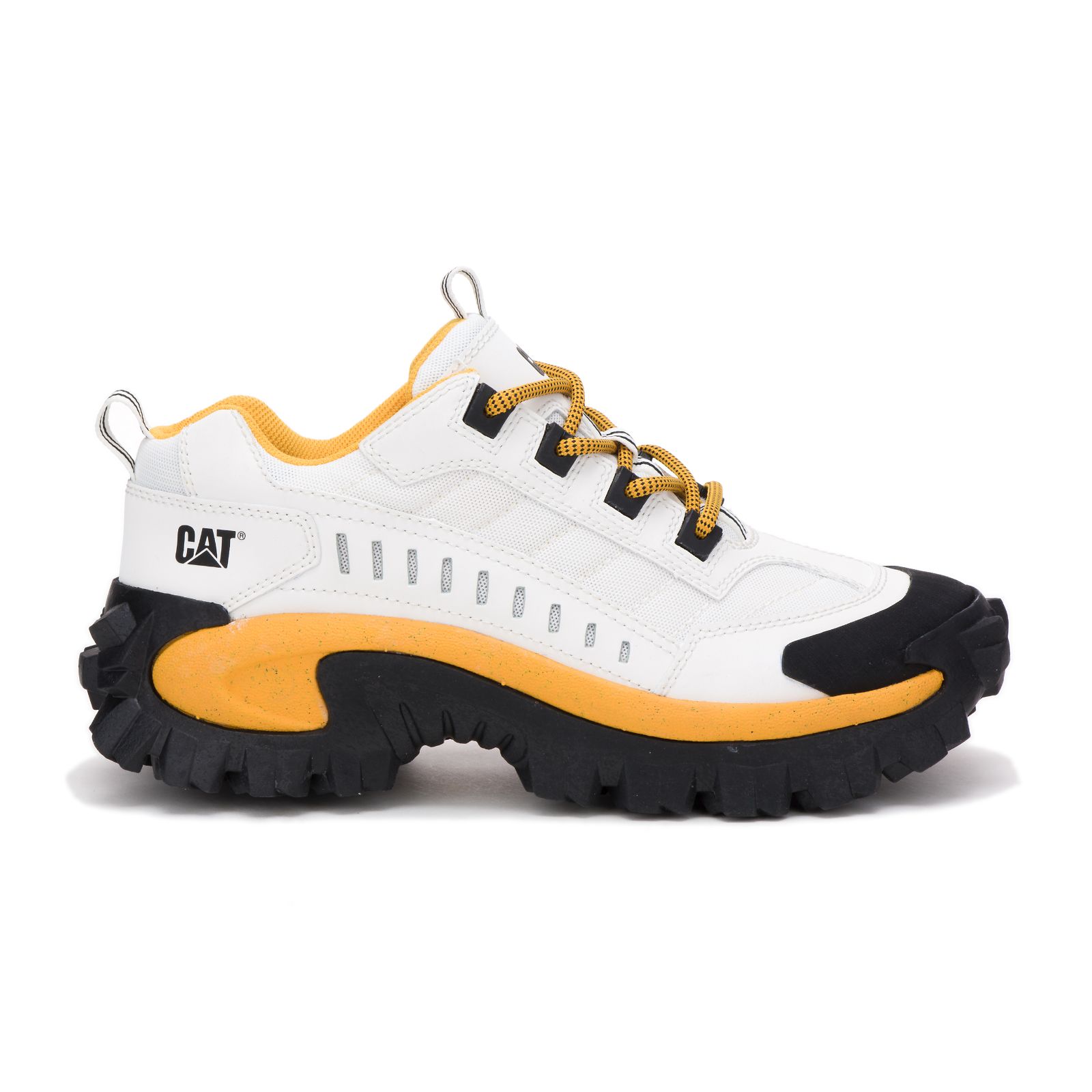 Caterpillar Intruder Sneakers Herr Vita Gula | SE-26413