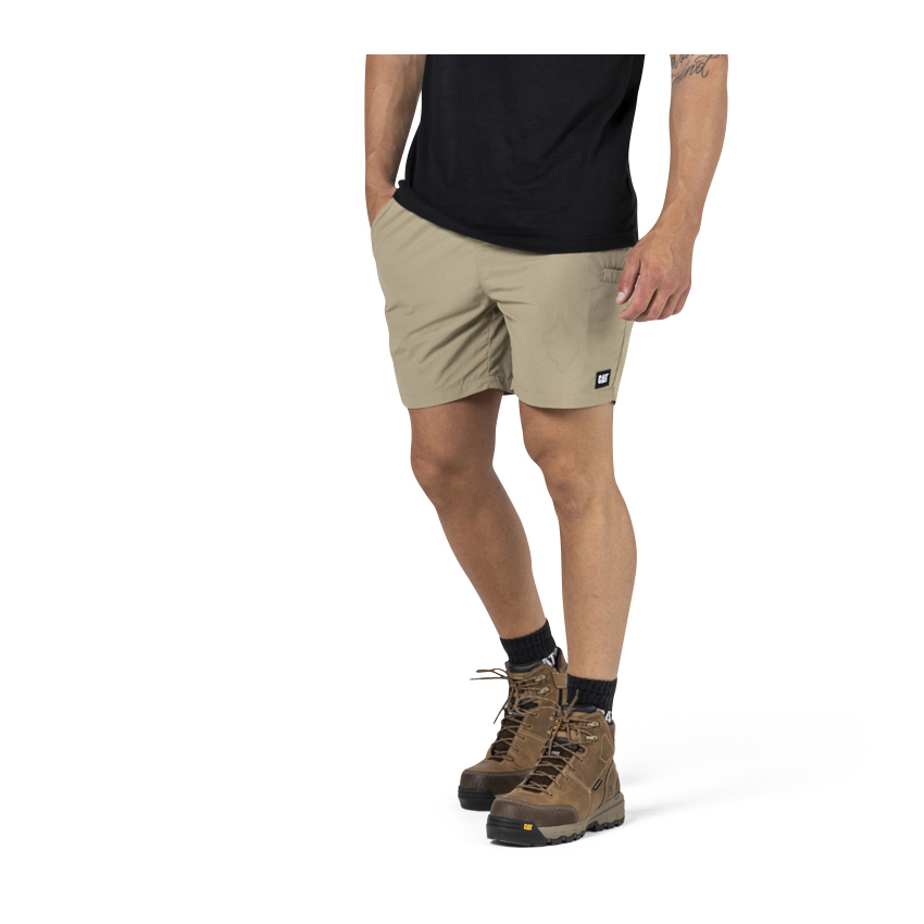 Caterpillar Nylon Shorts Herr Khaki | SE-10384