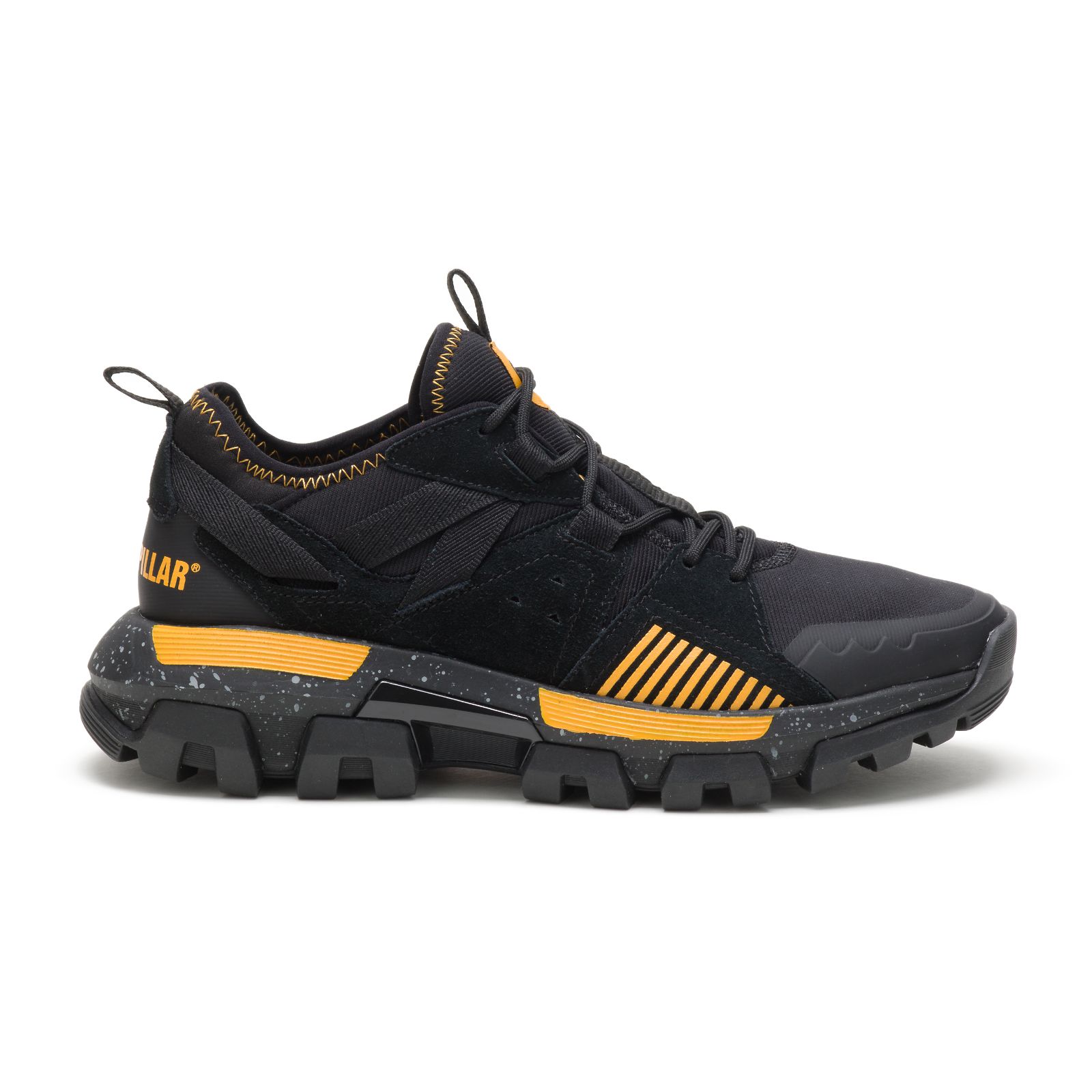 Caterpillar Raider Sport Sneakers Herr Black/Yellow | SE-39608