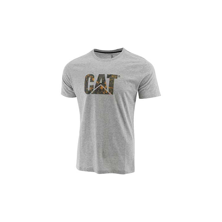 Caterpillar Slim Fit Logo T-Shirts Herr Grå Camo | SE-29538