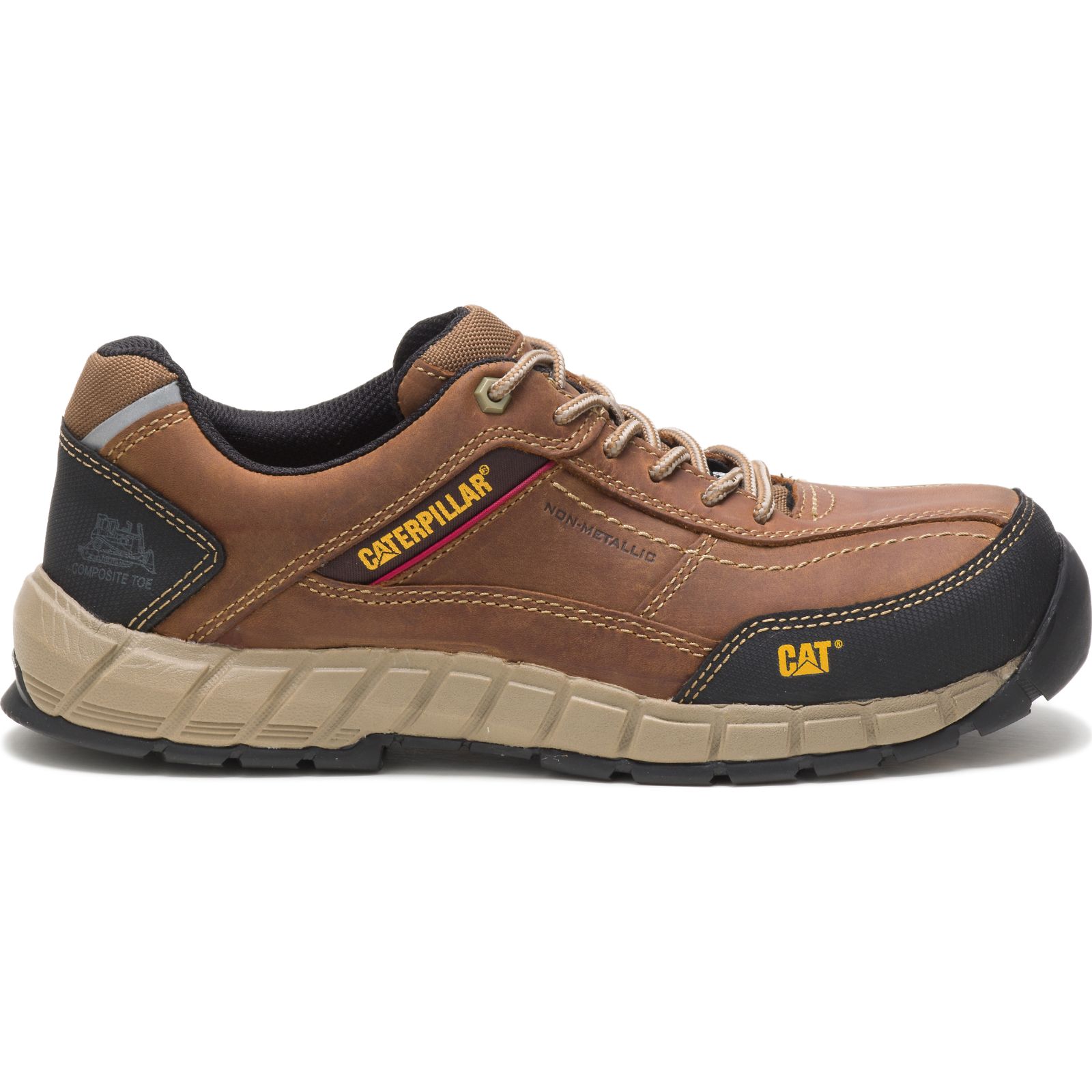 Caterpillar Streamline Läder Composite Tå Sneakers Herr Bruna | SE-87916