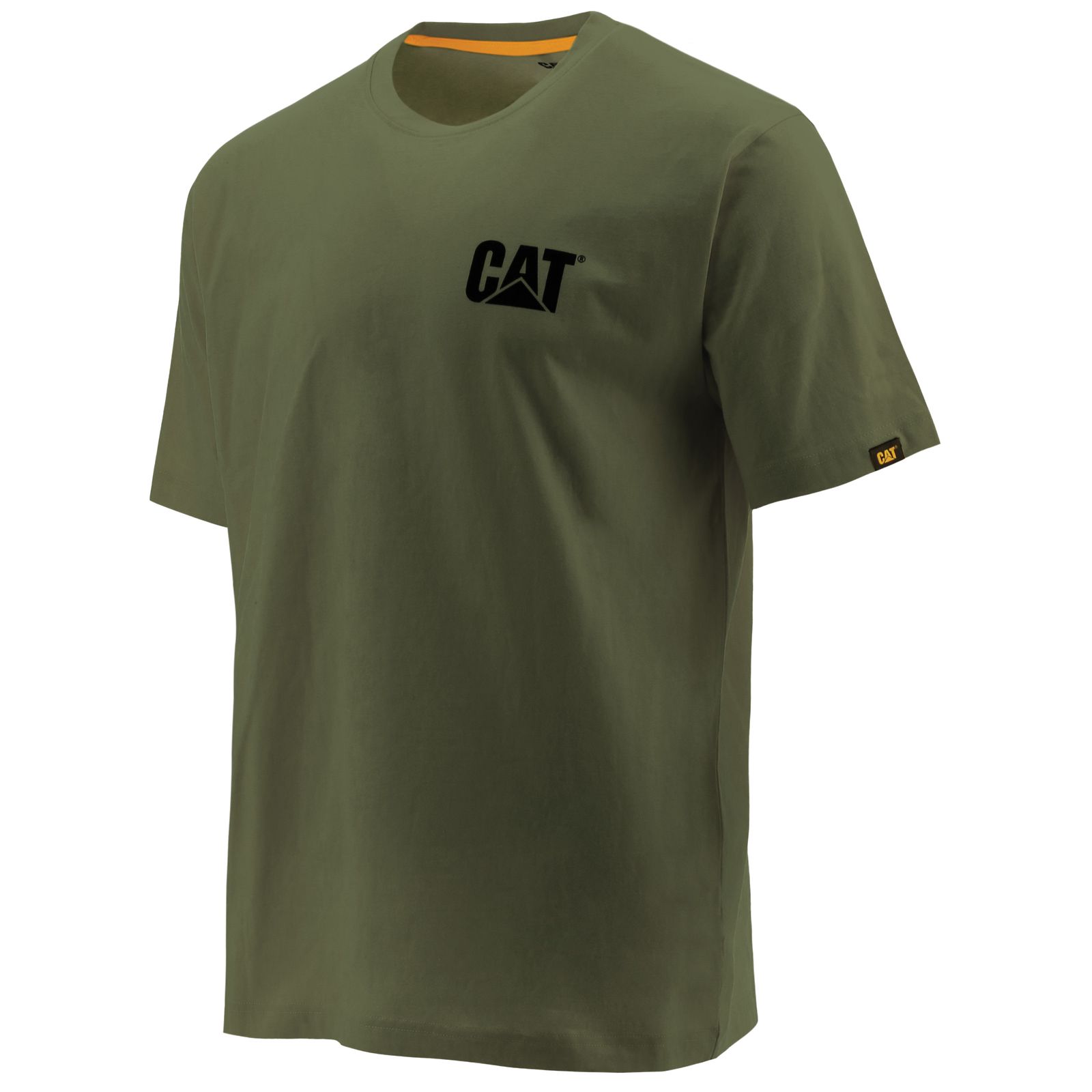 Caterpillar Trademark T-Shirts Herr Gröna | SE-39286